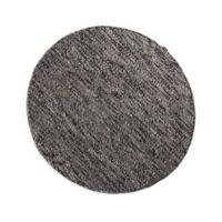 Nordic Weavers Rond wollen vloerkleed Lett - grijs|bruin - 120 cm rond - thumbnail