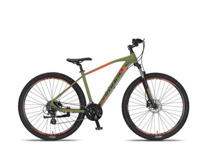 Altec Camaro MTB 27.5 Inch 45 cm Unisex 24V Hydraulische schijfrem Legergroen/Rood