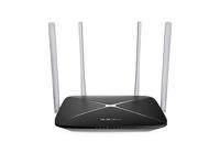 Mercusys AC12 draadloze router Fast Ethernet Dual-band (2.4 GHz / 5 GHz) Zwart - thumbnail
