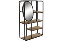 Planken DKD Home Decor Hout Metaal Hout MDF 39,5 x 13,5 x 60 cm - thumbnail