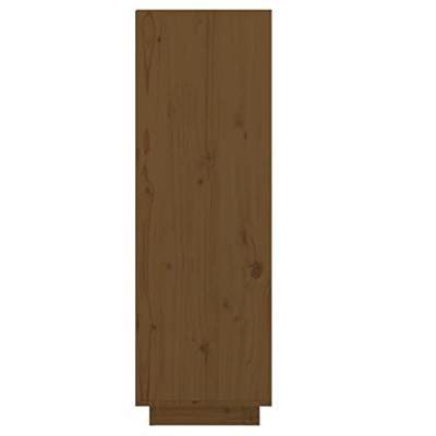 VidaXL Schoenenkast 30x34x105 cm massief grenenhout honingbruin