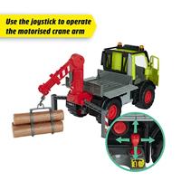 Dickie Unimog U530 werkvoertuig met kraan - thumbnail