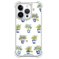 iPhone 14 Pro siliconen shockproof hoesje - Lemon trees - thumbnail