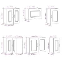 11-delige Keukenkastenset Lucca bewerkt hout artisanaal eiken - thumbnail