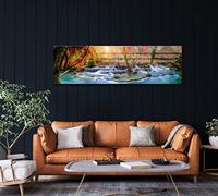 Acrylglas Schilderij - Waterval - 90x60cm - thumbnail