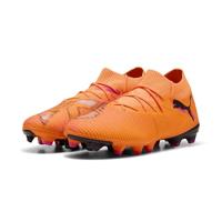 PUMA Future 8 Match Gras / Kunstgras Voetbalschoenen (MG) Oranje Roze Zwart - thumbnail
