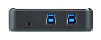 ATEN US3324 2 poorten USB 3.2 Gen 1-schakelaar (USB 3.0) Zwart - thumbnail