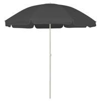 VidaXL Strandparasol 240 cm antracietkleurig - thumbnail