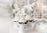 Cupcake Toppers Duif (6st) - thumbnail