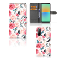 Sony Xperia 10 IV Hoesje Butterfly Roses - thumbnail