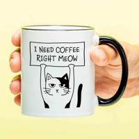 Mok I Need Coffee Right Meow - thumbnail