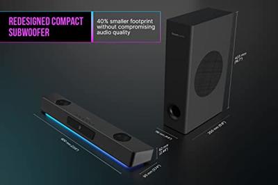 Creative Katana V2X, 2.1 Soundbar Zwart Creative Katana V2X, 2.1 Soundbar Zwart