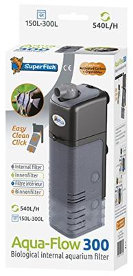 Superfish Aquaflow 400 Intern Aquariumfilter 800 L/H - Compact en Regelbaar - thumbnail