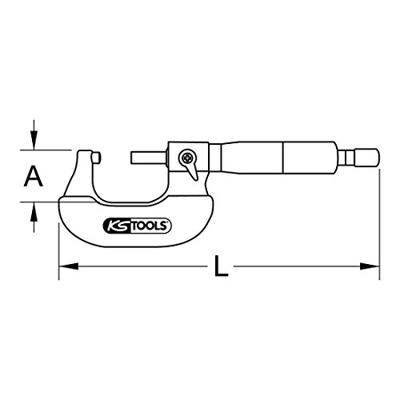 KS Tools 300.0582 3000582 Schroefmaat