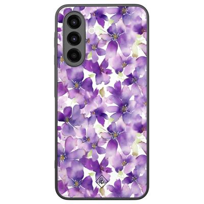 Samsung Galaxy A26 hoesje - Floral violet