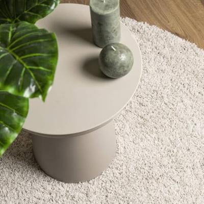 VidaXL Vloerkleed pamplona shaggy hoogpolig modern 60x110 cm crème