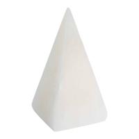 Edelsteen Seleniet Piramide - 10 cm - thumbnail
