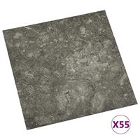 Vloerplanken zelfklevend 55 st 5,11 m² PVC grijs - thumbnail
