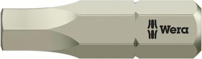 Wera 3840/1 TS Bits Zeskant, RVS, Hex-Plus, 5.5 x 25 mm - 1 stuk(s) - 05071077001