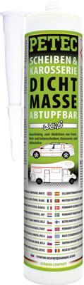PETEC afdichtpasta "scheiben- und karosseriedichtmasse" windshield sealant cartush PETEC afdichtpasta "scheiben- und karosseriedichtmasse" windshield sealant cartush