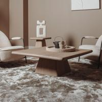 Tower Living Vierkante Salontafel 'Asti' Mangohout, 90 x 90cm, kleur Naturel - thumbnail