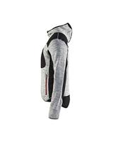 Blåkläder Gebreid vest met softshell 49302117 | Grijs mêlee/Zwart | Maat S - 7330509379219 - thumbnail