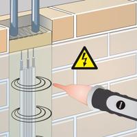 Laserliner AC-tiveFinder spanningtesterschroevendraaier Zwart, Oranje, Wit - thumbnail