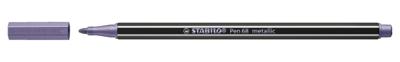 Viltstift stabilo pen 68/855 m metallic lila | 10 stuks