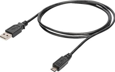 USB-kabel - USB (M) naar micro-USB type B (M) - USB 2.0 - 1 m - zwart (pak van 10)