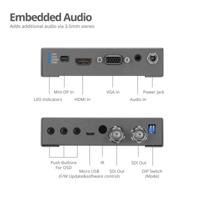 Siig CE-H24J11-S1 videoconverter (2,97 GB/s, 165 MHz, videoconverter, grijs, metaal, FCC, CE, TAA) - thumbnail