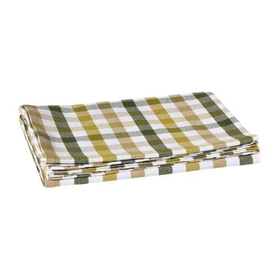 Tafelkleed ruit - groen/geel - 140x240 cm