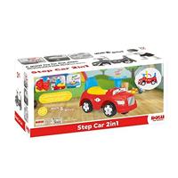 Dolu 2in1 loopauto + toeter rood/geel/blauw - thumbnail