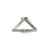 Satelliet Muurbeugel | Diameter mast: 32 - 42 mm | 90 mm wandafstand | Staal - thumbnail