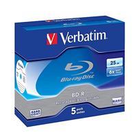 Verbatim BD-R Single Layer 25GB 6X Scratchguard surf. 5 Pack, 43715 - thumbnail