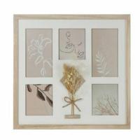 Fotolijsten DKD Home Decor 39 x 1,2 x 33 cm Kristal Natuurlijk Shabby Chic - thumbnail