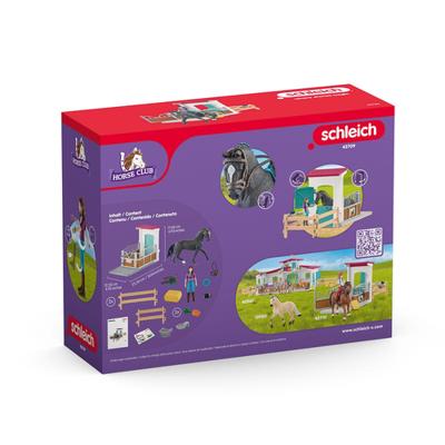 Schleich horse club paardenbox met lisa en storm 42709 - thumbnail