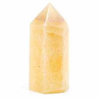 Edelsteen Obelisk Punt Gele Jade 40 - 65 mm - thumbnail