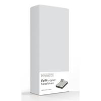 Split-Topper Hoeslaken Romanette Zilver-180 x 210 cm - thumbnail