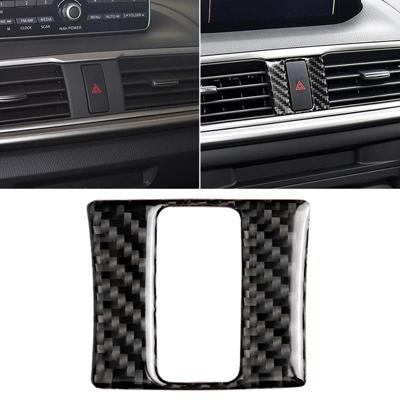 Car Carbon Fiber Warning Light Decorative Sticker for Mazda Axela 2013-2018