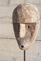 J-Line wanddecoratie figuur Abstract Alabasia - hout - grijs - thumbnail