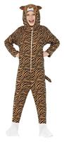 Tijgerpakje jumpsuit kind - thumbnail