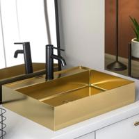 Waskom BWS Maido 1 Kraangat 54x42 cm Mat Goud - thumbnail