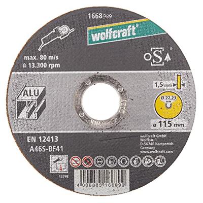 Wolfcraft Doorslijpschijf | Ø115 x 1,5 x 22,23 | 1 stuk - 1668999