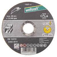 Wolfcraft Doorslijpschijf | Ø115 x 1,5 x 22,23 | 1 stuk - 1668999 - thumbnail
