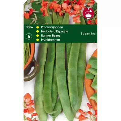 Pronkbonen Streamline, Roodbloeiers, 100 gram Pronkbonen Streamline, Roodbloeiers, 100 gram