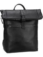 Burkely Minimal Mason Rolltop Backpack 14"-Black - thumbnail