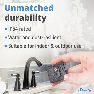 Shelly Shelly BLU H&T Black Temperatuursensor en luchtvochtigheidssensor Bluetooth Shelly Shelly BLU H&T Black Temperatuursensor en luchtvochtigheidssensor Bluetooth