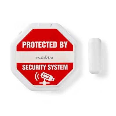 Slim Deur-/Raamalarm met magnetische sensor | batterijen meegeleverd | geen gereedschap nodig