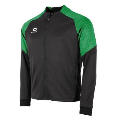Stanno 408037 Bolt Full Zip Top - Black-Green - XL