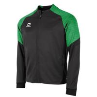 Stanno 408037 Bolt Full Zip Top - Black-Green - M - thumbnail